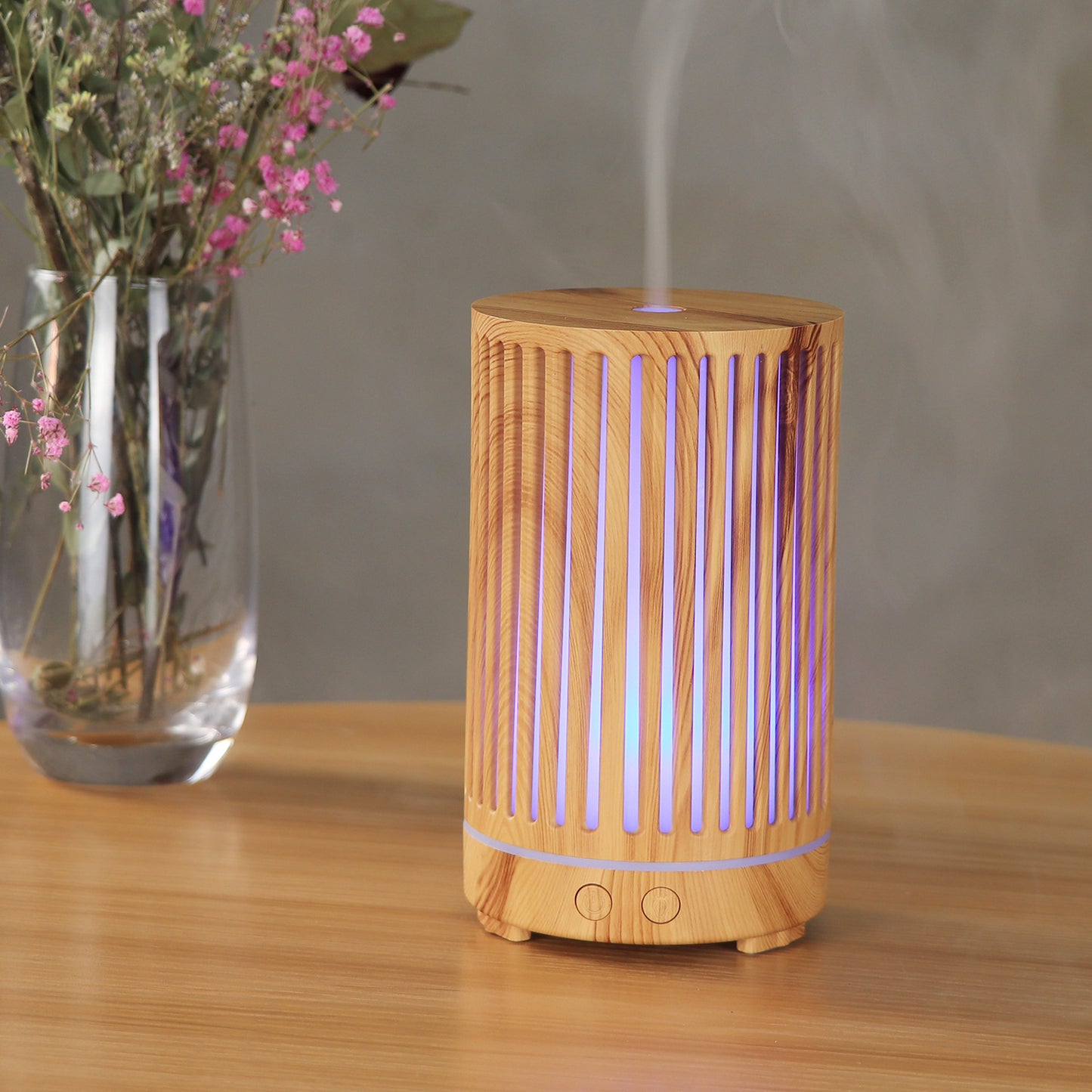 Hollow aroma diffuser ultrasonic atomizer household colorful night light desktop essential oil aromatherapy humidifier