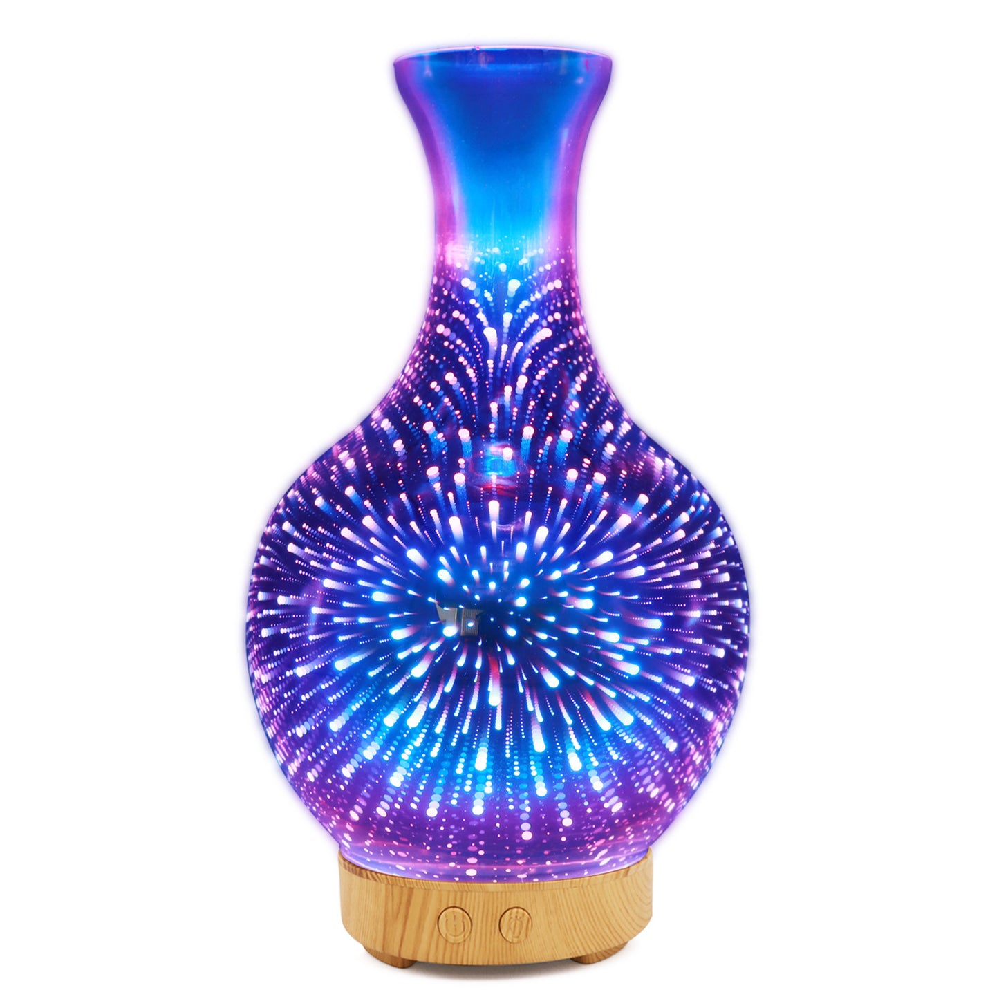 3D glass luminous humidifier dazzling color ultrasonic aromatherapy machine household gift aromatherapy diffuser