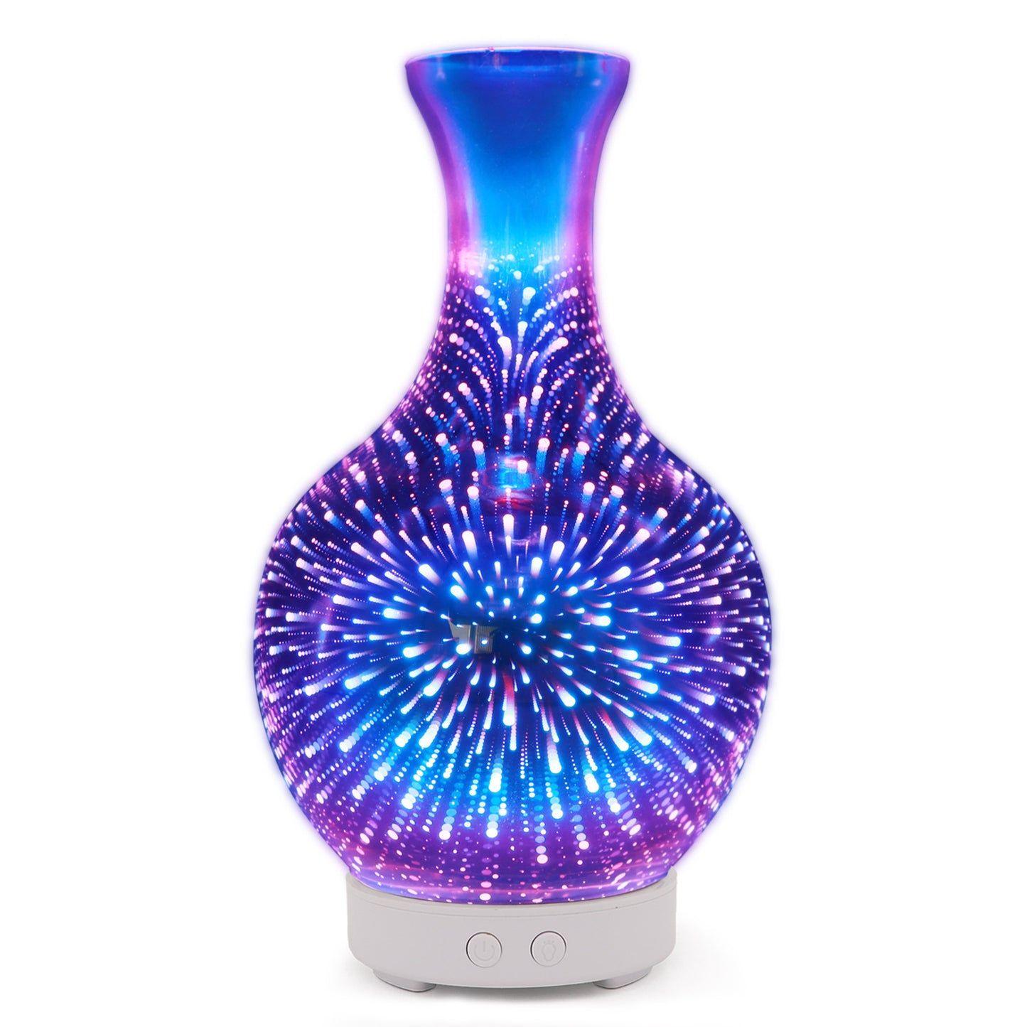 3D glass luminous humidifier dazzling color ultrasonic aromatherapy machine household gift aromatherapy diffuser