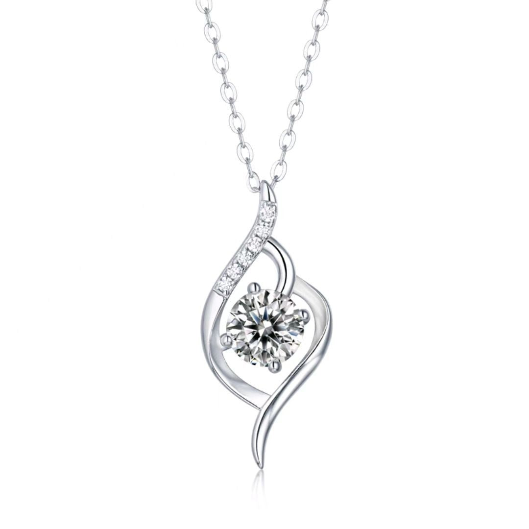 Valentine's Day gift 925 sterling silver pendant at first sight Allure necklace for girls niche gifts