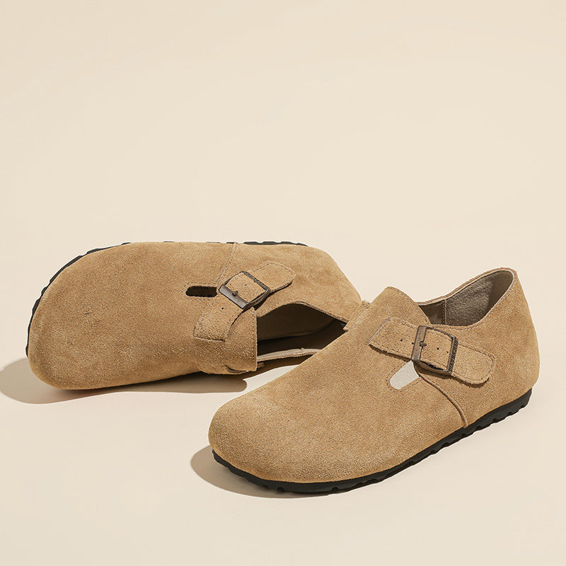 Suede Clogs-Mules for Women and Men, Unisex House Sliper with Arch Support