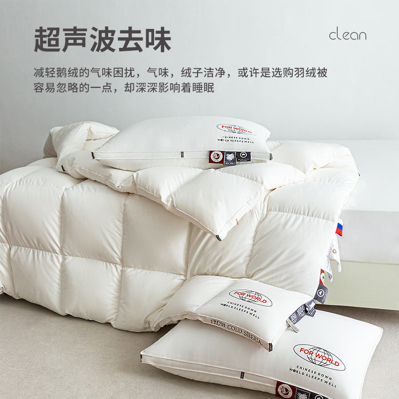 95% white goose down duvet thickened comforter for winter