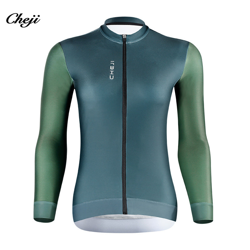 Cycling Jersey Women's Long Sleeve Top Winter Fleece Warmth