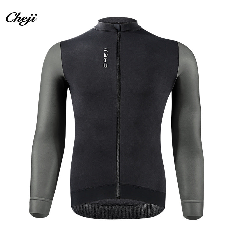 Cycling Jersey Men's Winter Fleece Long Sleeve Top Keeps Warm