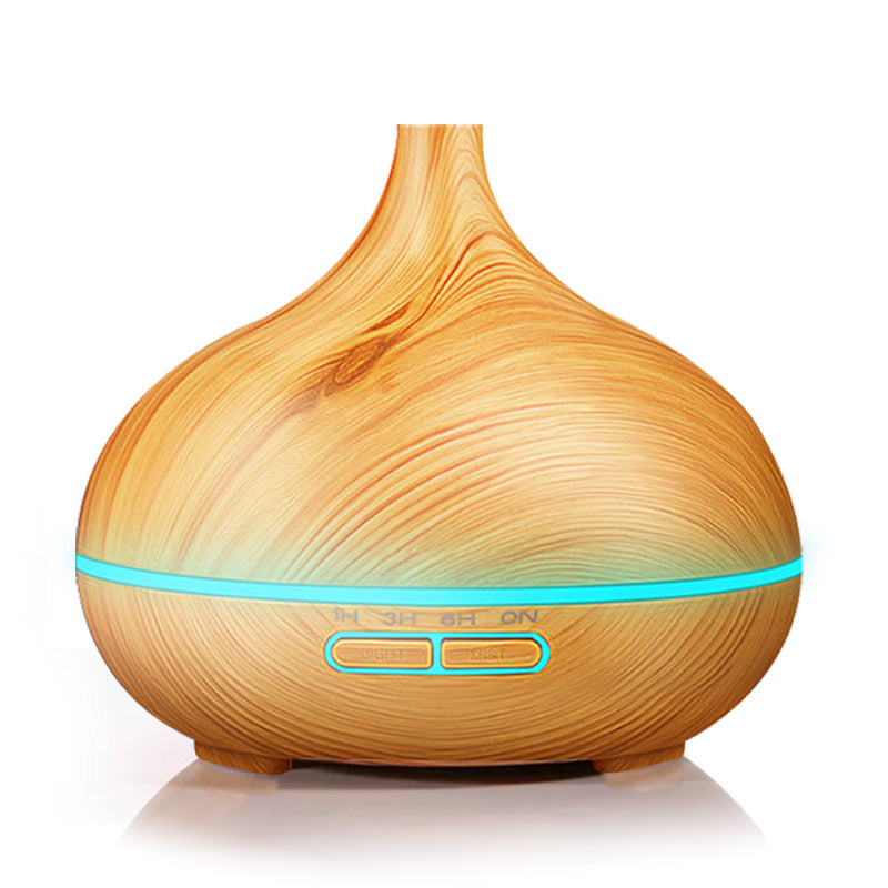 Onion Bluetooth Large Capacity 500ml Aroma Diffuser Air Humidifier Wood for Essential Oil Large Room