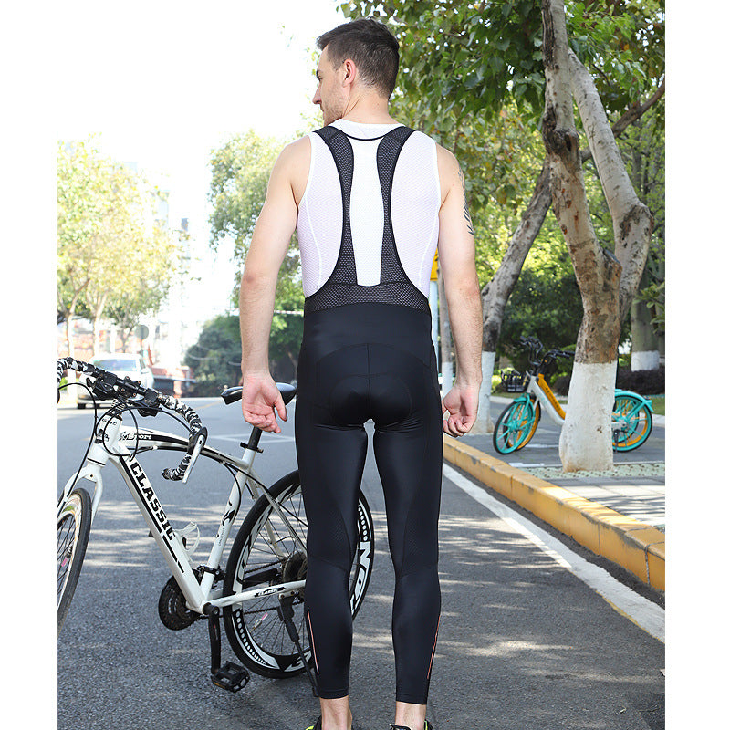 Tracks, cycling pants, men, summer road, mountain bike, suspender pants, spring and autumn