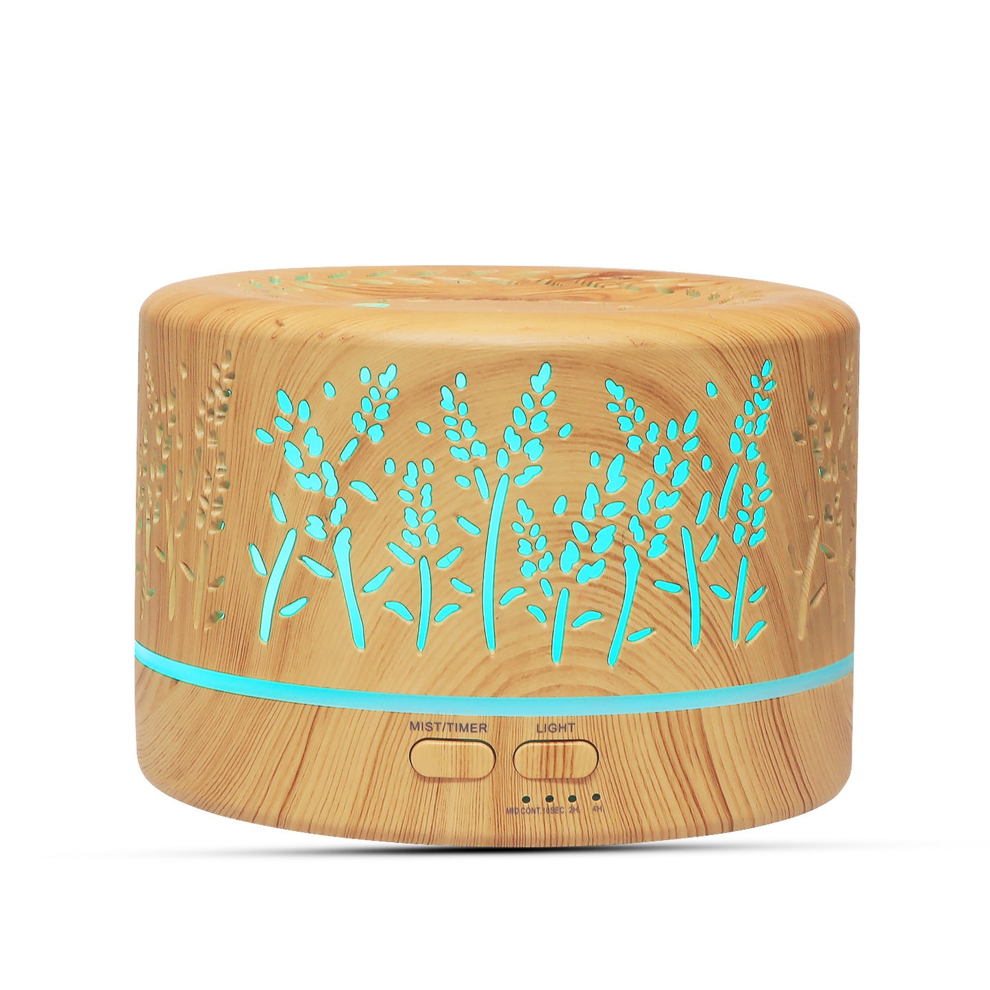 700ml wood grain aroma diffuser multi-function hollow fragrance machine humidifier remote control aroma diffuser