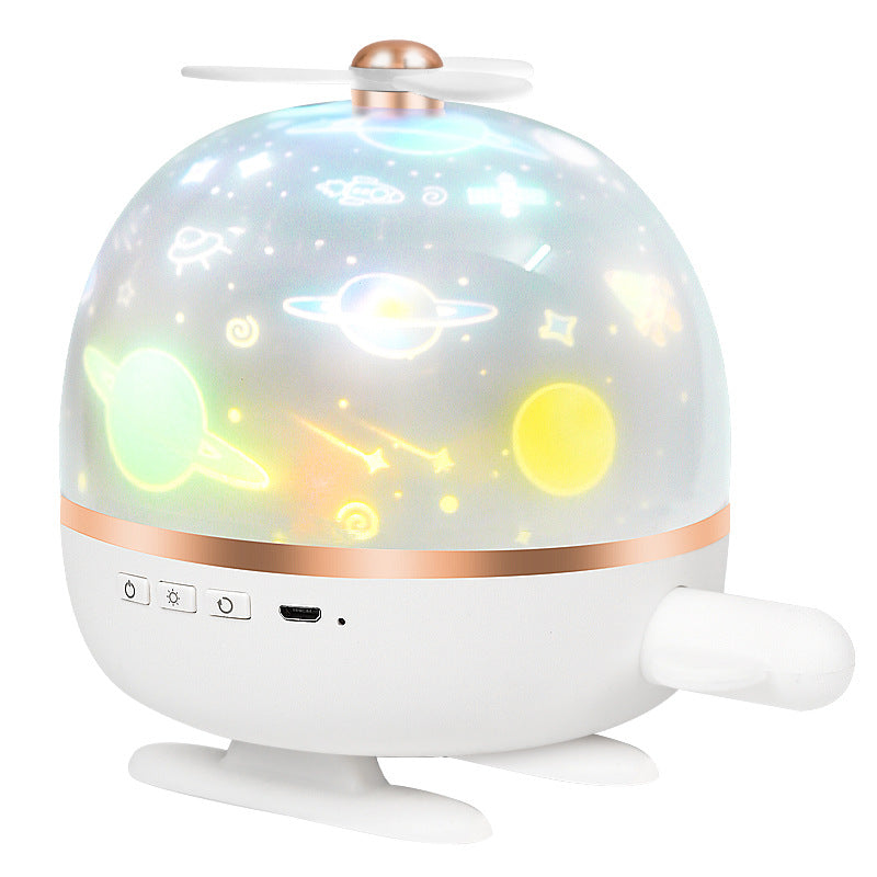 3D starry sky rotating music projection lamp bedroom starry projector new peculiar led night light