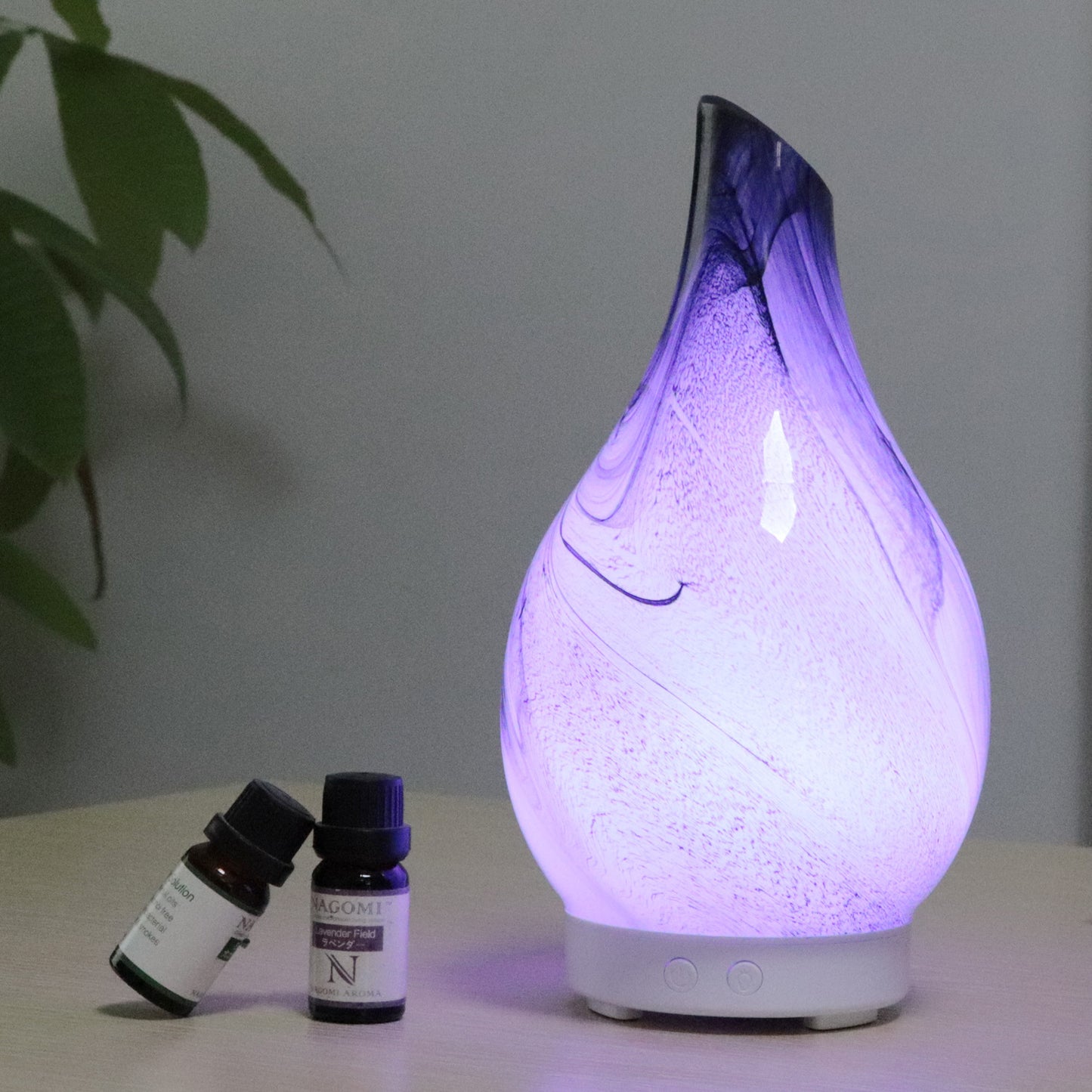 Creative Cloud Glass Aroma Diffuser 100ml Nebulizer Home Bedroom Living Room Ultrasonic Colorful Humidifier