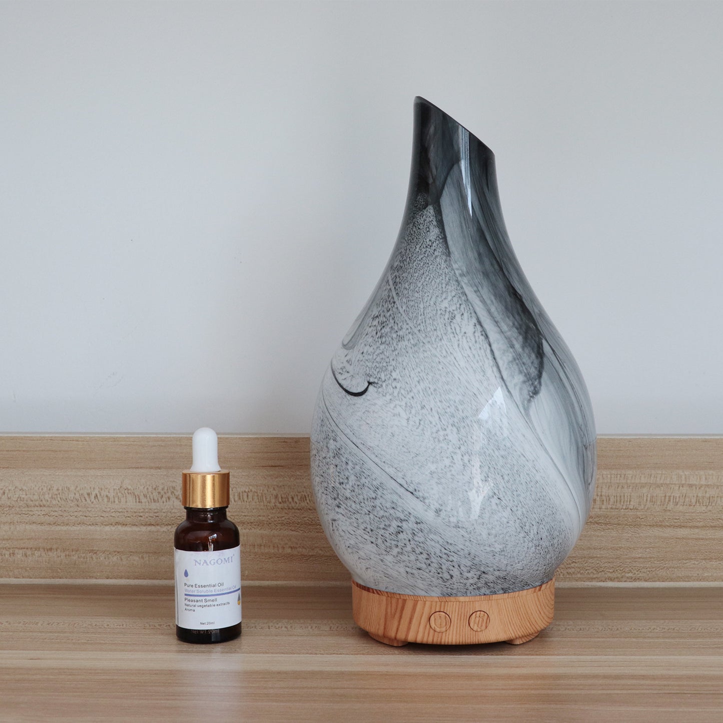 Creative Cloud Glass Aroma Diffuser 100ml Nebulizer Home Bedroom Living Room Ultrasonic Colorful Humidifier