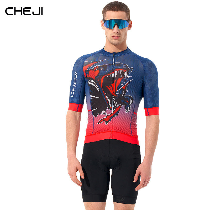 cheji car high quality cycling wear men's short sleeve summer spot