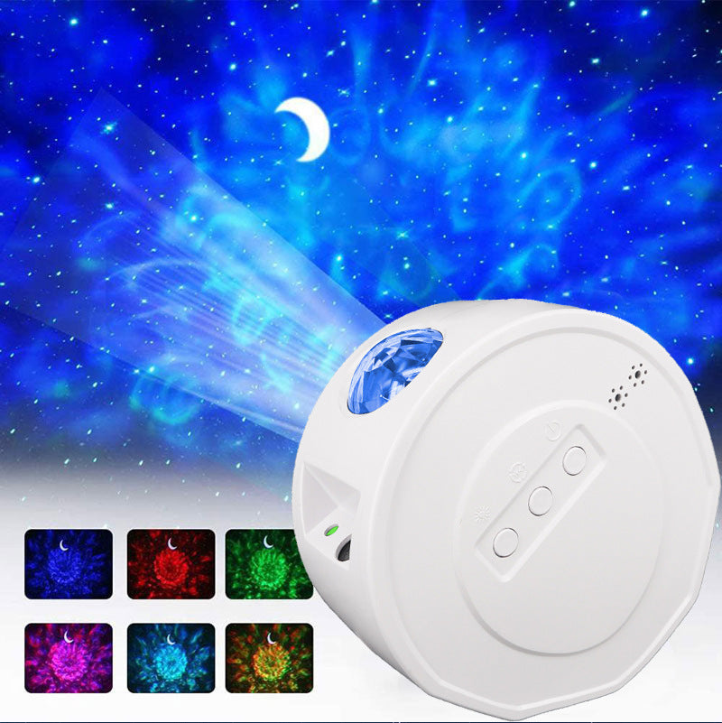 LED starry sky projection light, bluetooth music, moon night light, starry sky, laser, ocean, nebula, projection atmosphere light