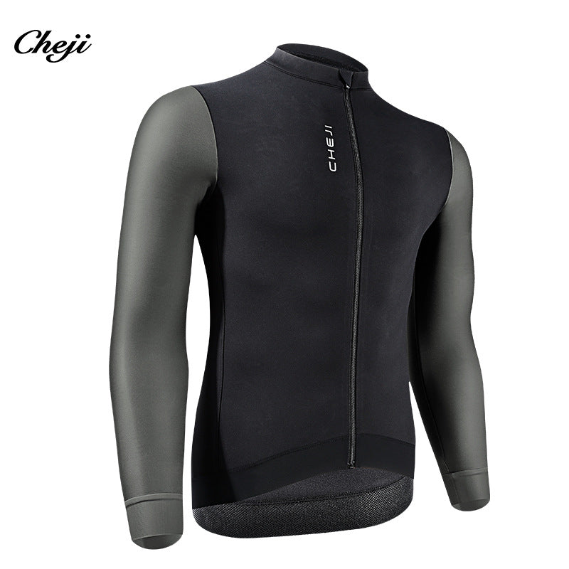 Cycling Jersey Men's Winter Fleece Long Sleeve Top Keeps Warm