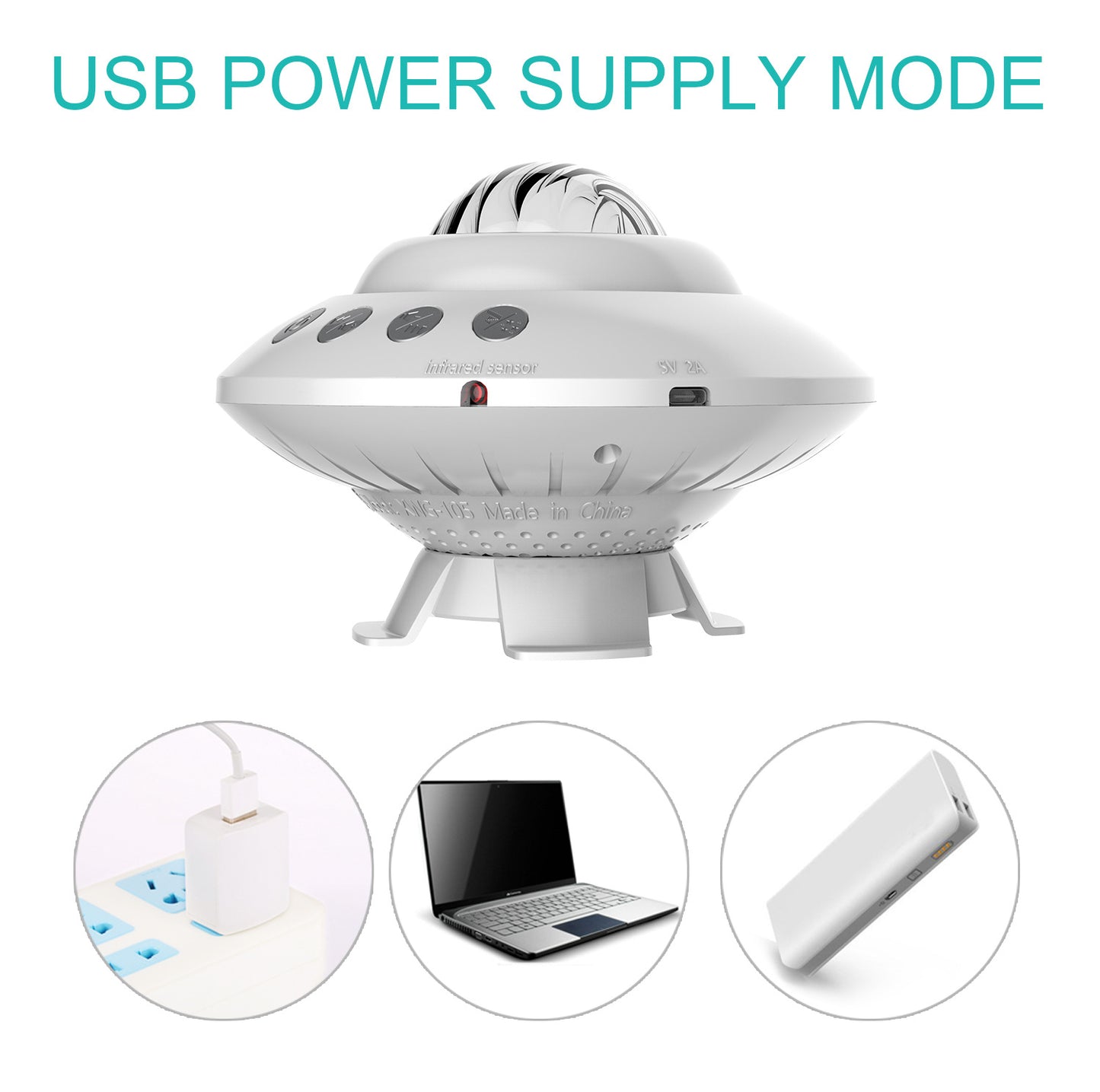 UFO Galaxy Projector Night Light Projector for Kids Bedroom Stars Aurora Ceiling Projector