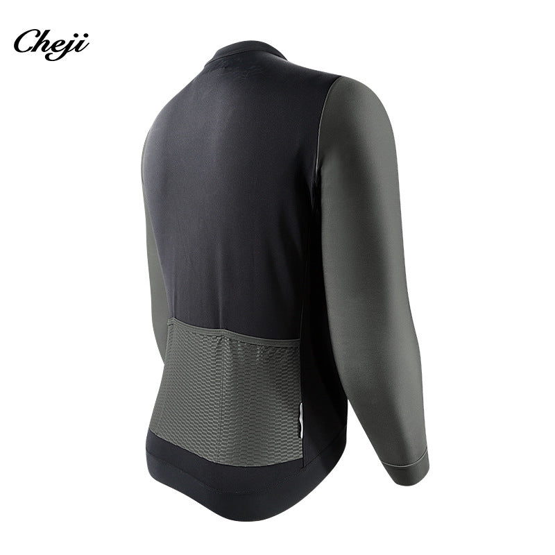 Cycling Jersey Men's Winter Fleece Long Sleeve Top Keeps Warm