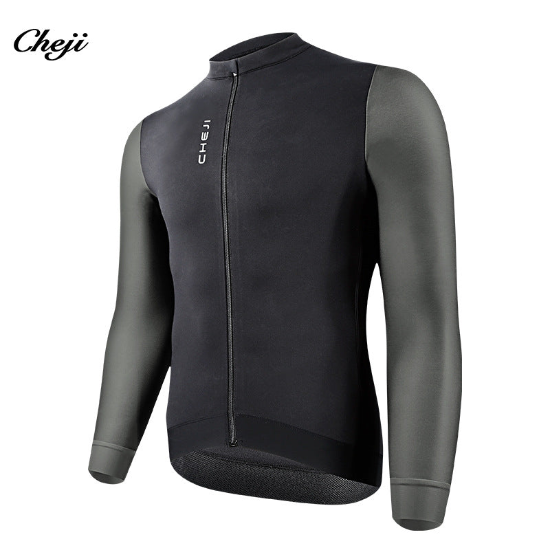 Cycling Jersey Men's Winter Fleece Long Sleeve Top Keeps Warm