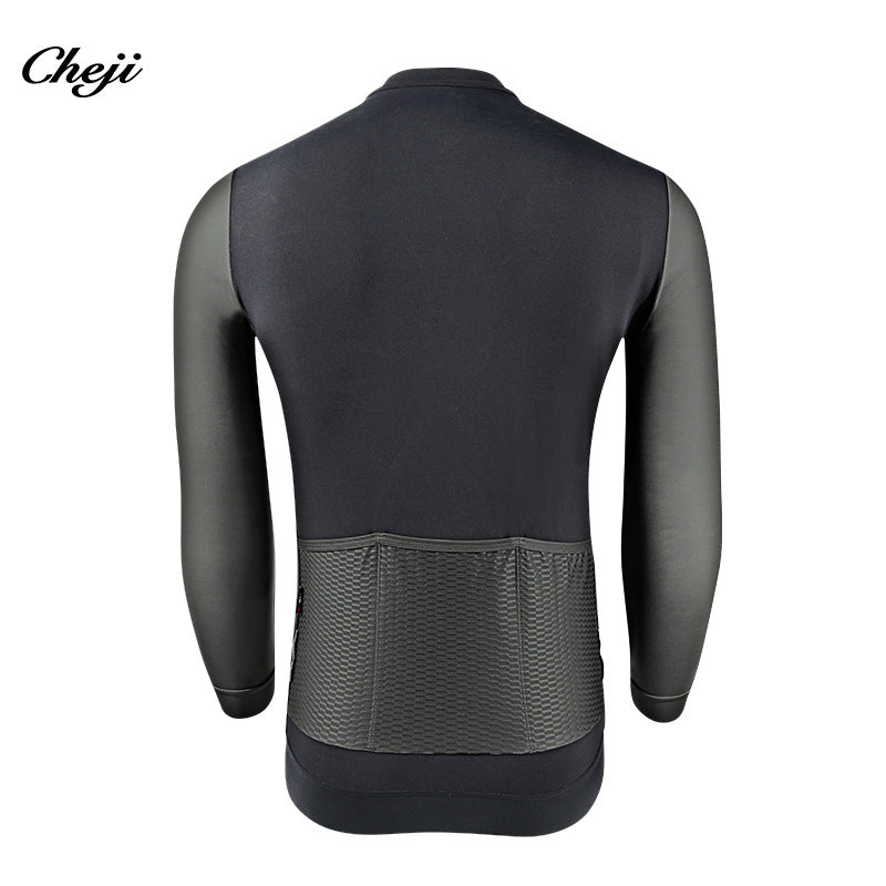 Cycling Jersey Men's Winter Fleece Long Sleeve Top Keeps Warm