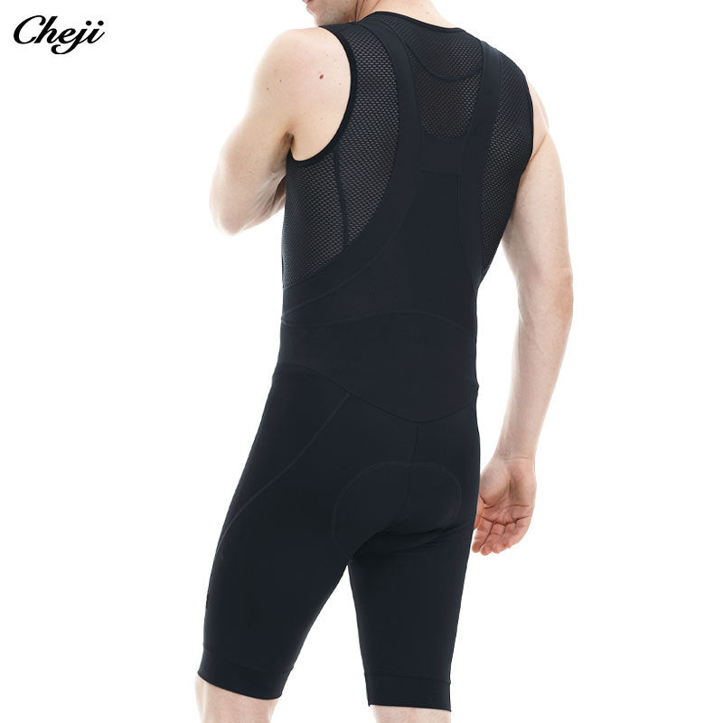cheji cycling pants men's summer suspender strap shorts sweat wicking breathable slim butt lift spot wholesale