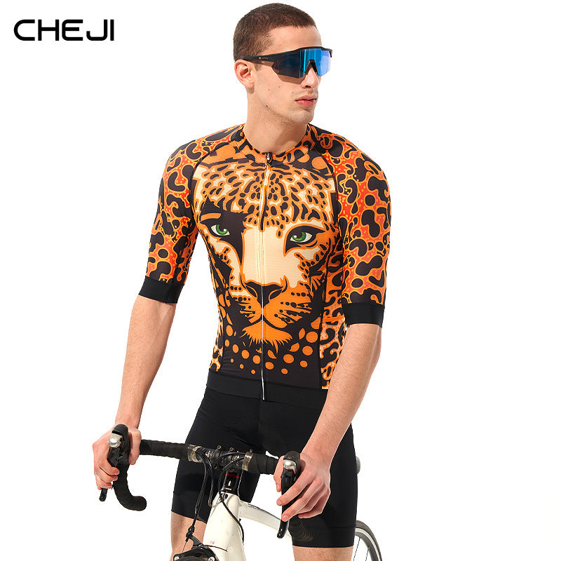 cheji car high quality cycling wear men's short sleeve summer spot