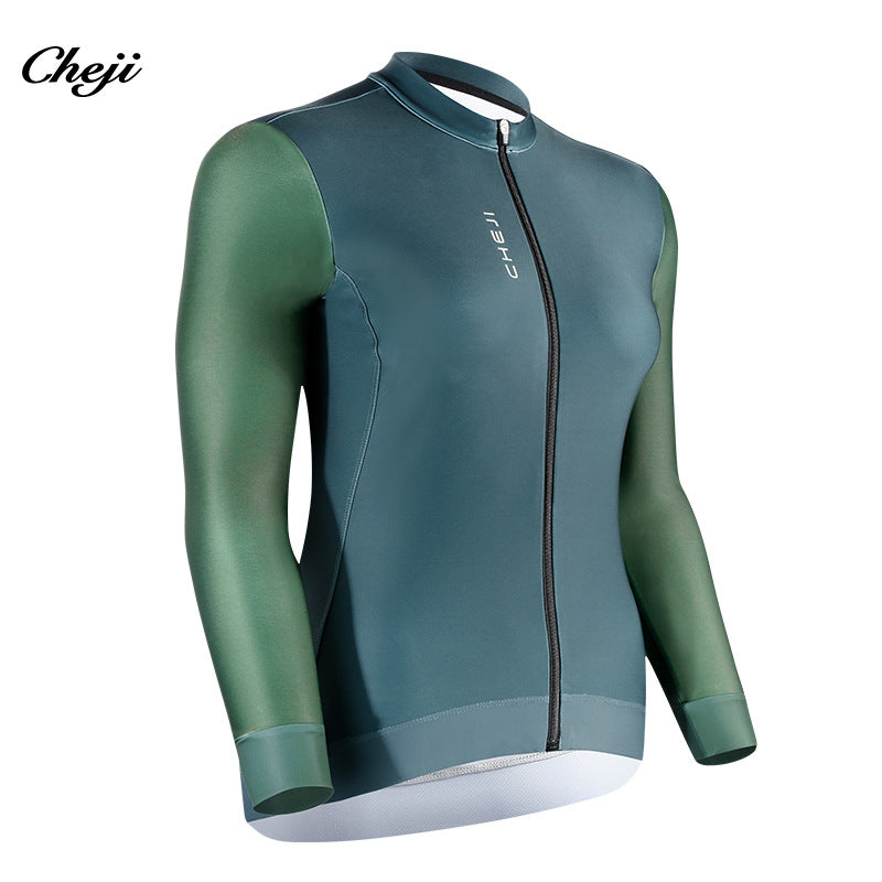 Cycling Jersey Women's Long Sleeve Top Winter Fleece Warmth