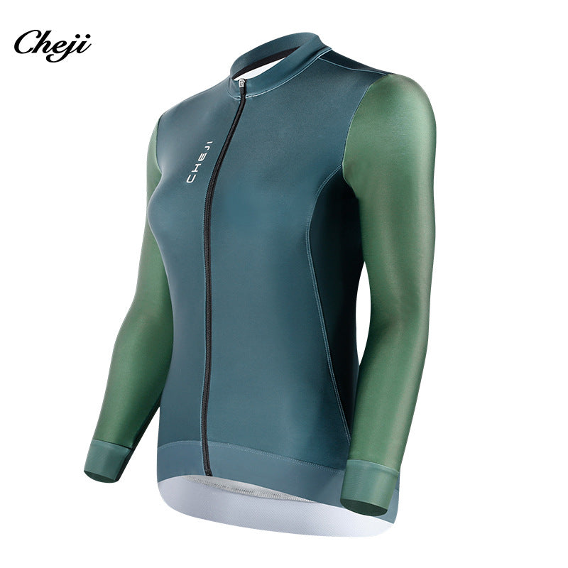 Cycling Jersey Women's Long Sleeve Top Winter Fleece Warmth