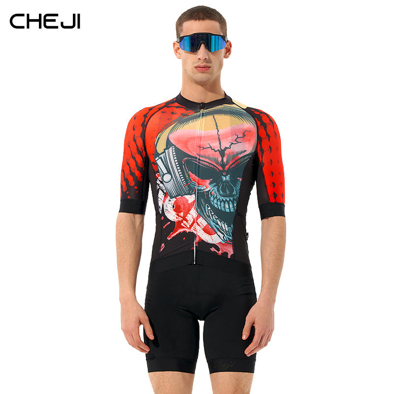 cheji car high quality cycling wear men's short sleeve summer spot