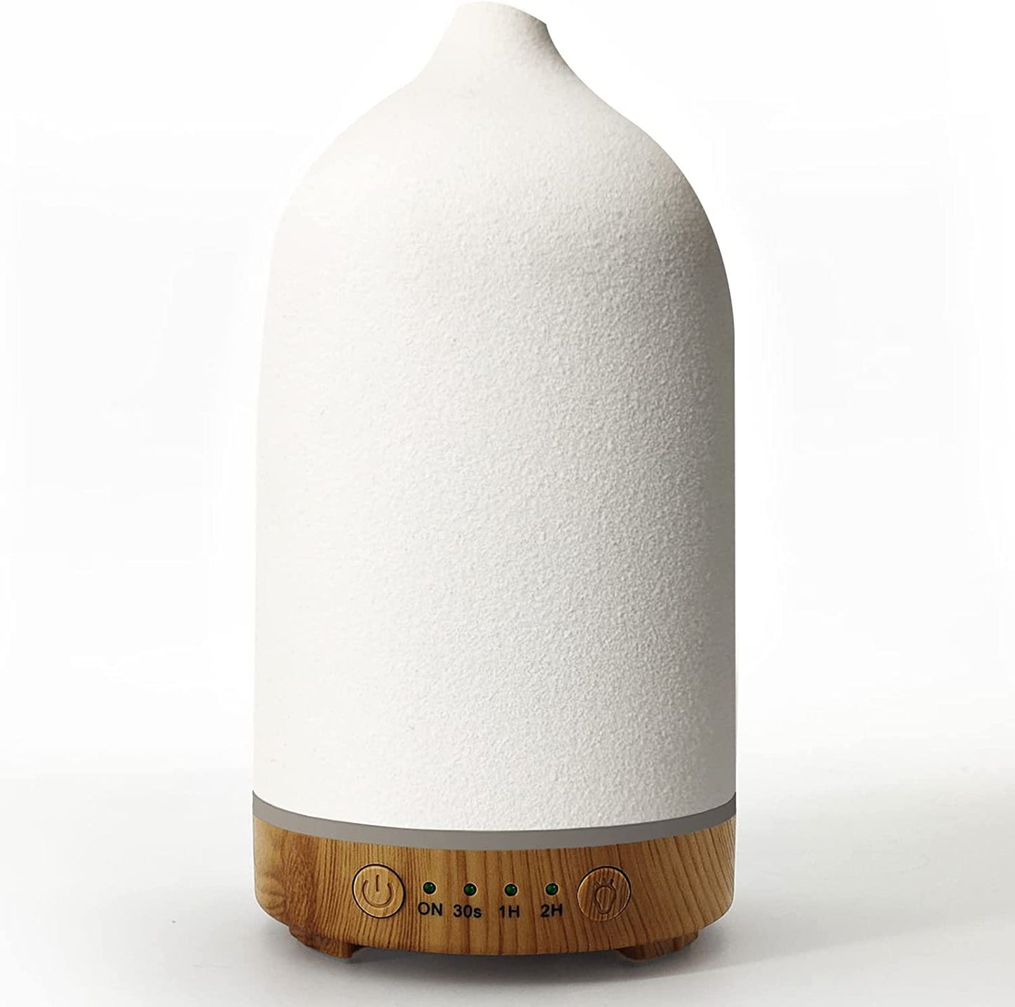 250ML Ceramic Ultrasonic Aromatherapy Diffusers for Home, Wood Stone Essential Oil Diffuser